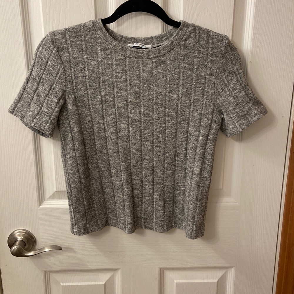 Zara cropped tee